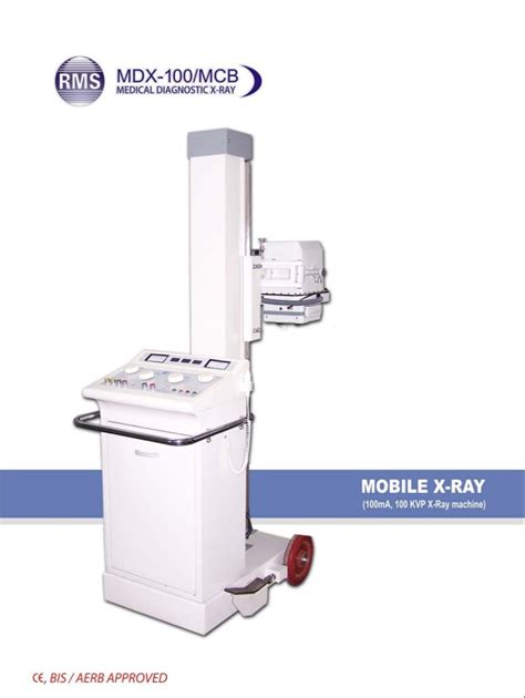 RMS MDX 100 MCB FS Portable X Ray Machine At Rs 150000 In Bhubaneswar