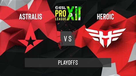 CSGO Astralis Vs Heroic Nuke Map 2 ESL Pro League Season 12