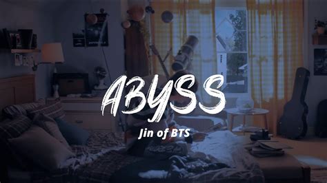 Bts Jin Abyss Lyrics Abyss Color Coded Lyrics Youtube