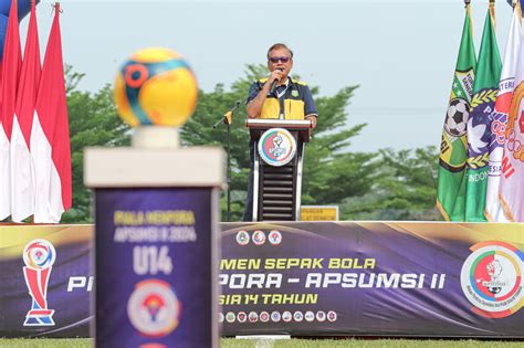 Turnamen Piala Menpora Apsumsi Ii U Resmi Dibuka Cetak Generasi