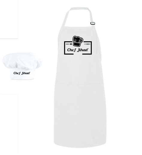 Personalized Chef Hat And Apron Set Etsy