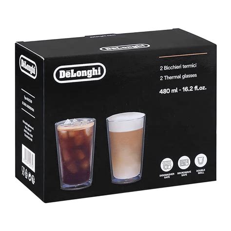 Order Delonghi Thermal Glasses 2 Pack 480ml Online At Special Price