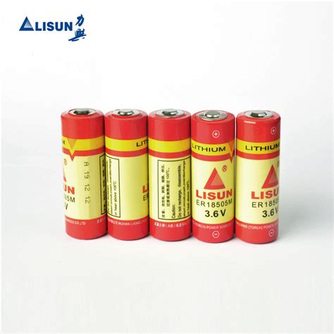 Lithium Battery Er18505 3 6V 4000mAh Non Rechargeable Cylindrical