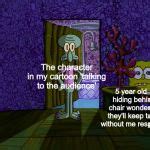 Spongebob Hiding Meme Generator - Imgflip