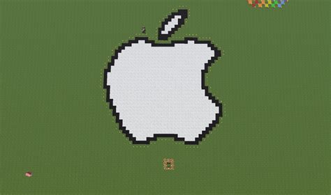 Apple Logo Pixel Art