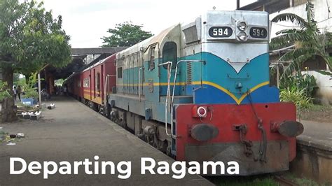 Udaya Devi With Class M Departing Ragama Junction Railway Station