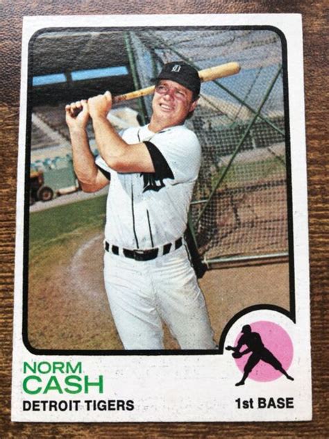 Topps Baseball Card Norm Cash Detroit Tigers Nm Mt Ebay