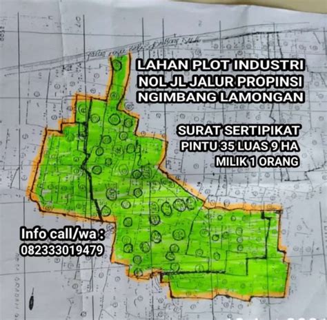 Lahan Plot Industri Ngimbang Lamongan