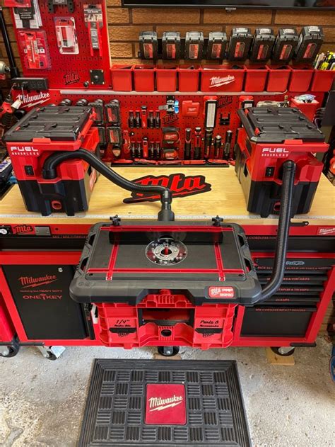 Custom Packout Router Table Milwaukee Tools Milwaukee Power Tools