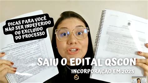 Live Saiu O Edital Qscon Como Fazer O Processo Seletivo