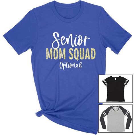 Senior Mom Squad T-Shirt - Personalized Spiritwear