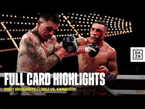 FULL CARD HIGHLIGHTS Teófimo López vs George Kambosos Jr YouTube