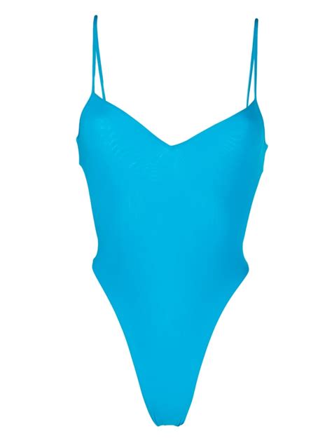 Dsquared2 Spaghetti Strap High Cut Swimsuit Farfetch