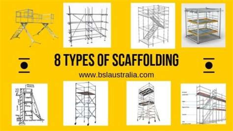 Types Of Scaffolding Scaffolds And Framworks By Bsl Australia