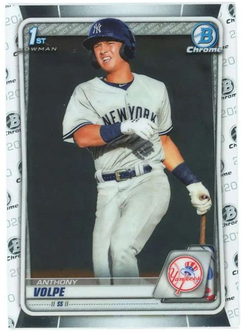 MLB New York Yankees 2020 Bowman Chrome Prospects Single Card Anthony