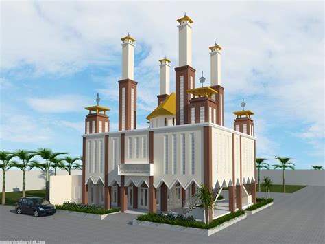 18 Desain Masjid Minimalis Modern Gambar Desain Arsitek