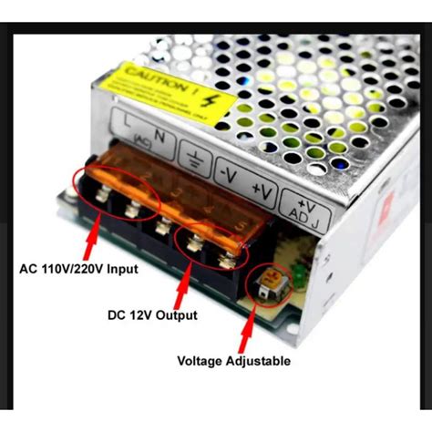 Jual Power Supply Adaptor Switching V A Murni Adaptor Led Strip