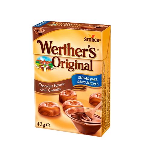 Werther's Original Czekoladowe Karmelki Cukierki Bez Cukru 42g ...