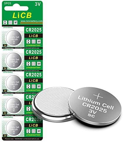 Amazon Maxell CR2025 3 Volt Lithium Coin Cell Batteries 5 Pack