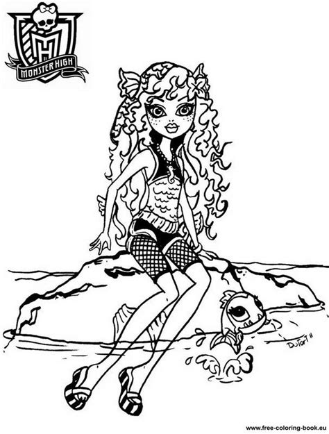 Monster High Coloring Pages Clip Art Library