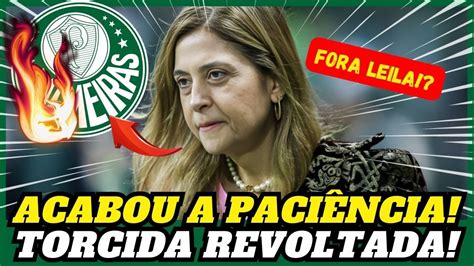 ACABOU A PACIÊNCIA LEILA PEREIRA É ALVO DE PROTESTOS ABEL FERREIRA