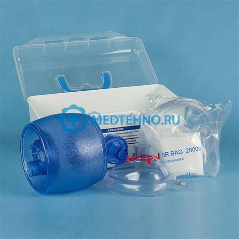 Мешок дыхательный реанимационный Apexmed (типа Амбу) — купить по цене 3 ...