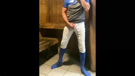 Jockdad Edges In The Sauna Blue Baseballgear Gay Amateur Porn By