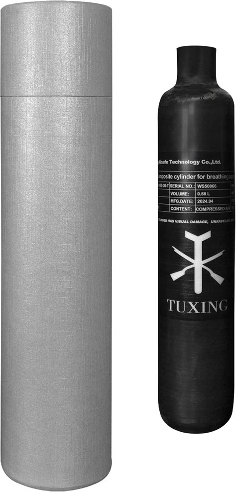 TUXING 4500Psi Carbon Fiber Scuba Tank 0 58L 36Ci 580CC High Pressure