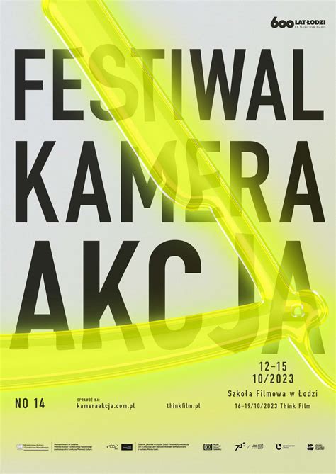 FKA 2023 Plakat 14 Edycji Festiwal Kamera Akcja