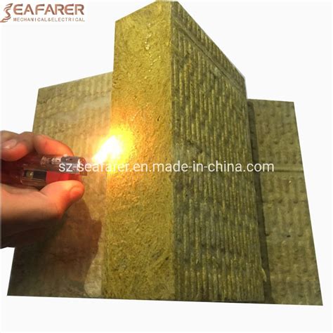 Acoustic Basalt Rockwool Mineral Wool Heat Insulation Boards With