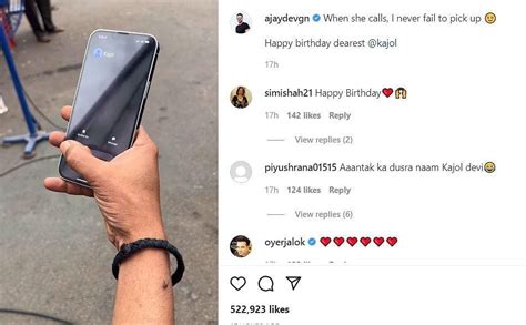 Happy Birthday Dearest Ajay Devgn Shares Sweet Social Media Post As