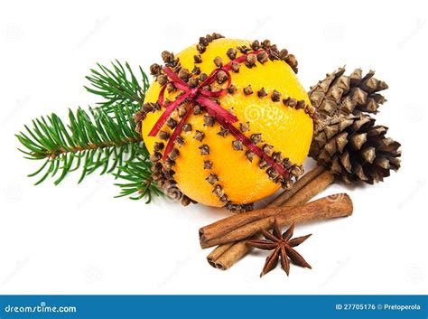 Christmas Clove And Orange Pomander Royalty Free Stock Image Image