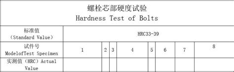 完整版螺栓检测报告文档之家