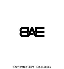 Bae Letter Original Monogram Logo Design Stock Vector (Royalty Free ...