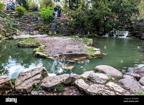 Viktoria Park Wasserfall Auf Kreuzberg Im Viktoriapark Berlin Das Von