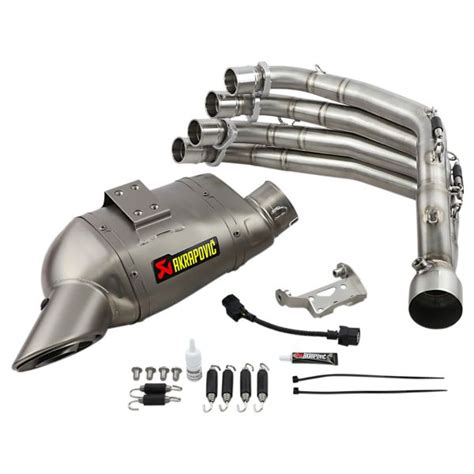 Ligne Complète Akrapovic Racing Inox Titane Honda Cb650r Cb650f Cbr650r