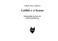 Introdução de Calibã e a bruxa Editora Subta groups Crabgrass