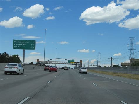 Colorado Interstate 225 Northbound Cross Country Roads