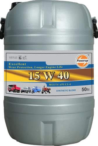 Powerup 15W 40 CI 4 High Performance Commercial Multi Grade Engine Oil