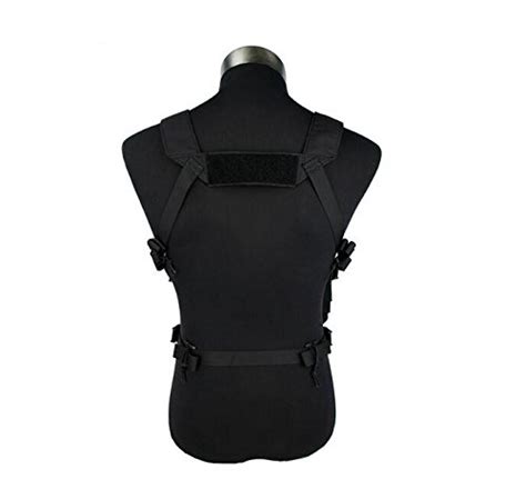 TMC D Mittsu Chest Rig Black For Airsoft Paintball Tactical Hunting