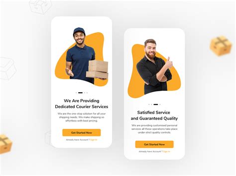 Courier App by Mohammad Ashik on Dribbble