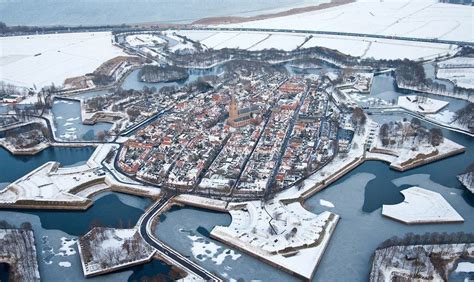 Naarden, a 'star fort' village in the Netherlands, complete with ...