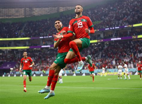 english leran 英语学习 En Nesyri sends Morocco into World Cup semifinals