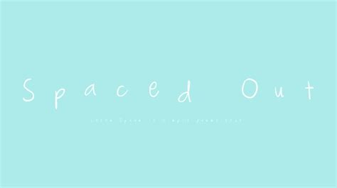 Spaced Out Font Download Free For Desktop And Webfont