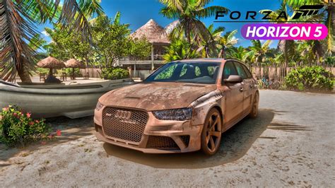 Rebuilding Audi RS4 Forza Horizon 5 YouTube