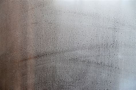 Premium Photo Window Glass With Condensate Or Steam After Heavy Rain Texture Or Background Image