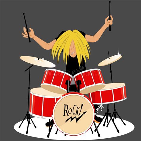 Drummer Stock Vector Image 72762204