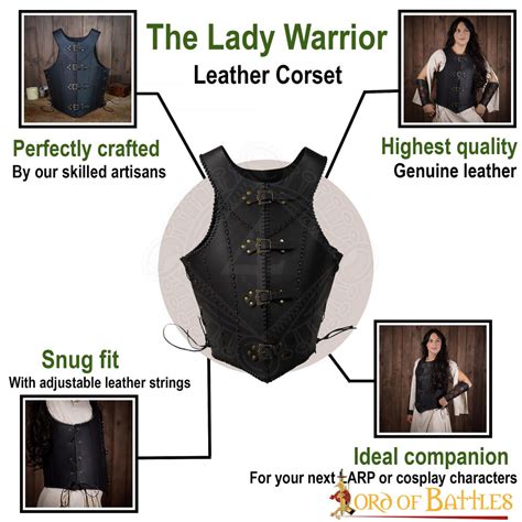 Lady Warrior Leather Corset Outfit4events