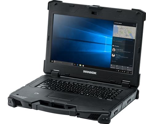 Durabook Z14I 14" MIL-STD-810H Fully-Rugged Notebook — Core Ultra 7 vPro, 32GB RAM, 1TB FIPS Quick-Release NVMe, Wi-Fi 6E + Bluetooth 5.3 + Dedicated GPS (DUAL-HOTSWAP) (Z14I-I7-32-1TB-WIFI6E-DUAL-HOTSWAP)