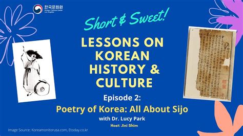 Short Sweet Lessons On Korean History Culture Ep Poetry Of